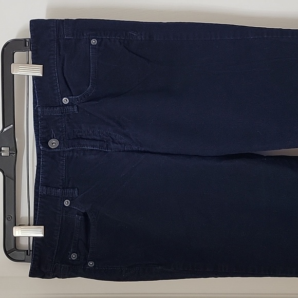 Loft Size 6 P Dark Blue Corduory "Original Boot" Jean Style Pants, Exc Used Cond - Picture 3 of 13